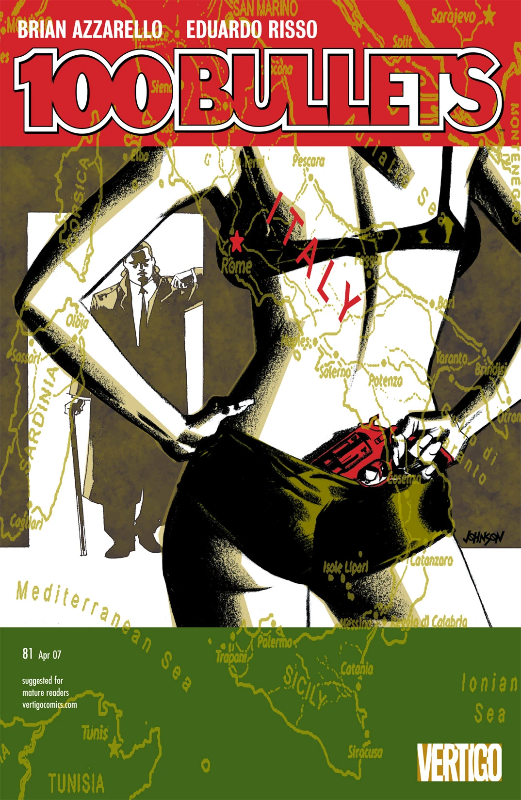 100 Bullets #81 (DC, 2007 — Cover A) cover
